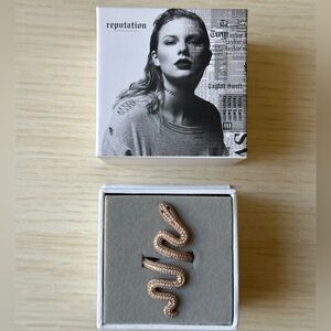 Taylor Swift Rose Gold Snake Ring